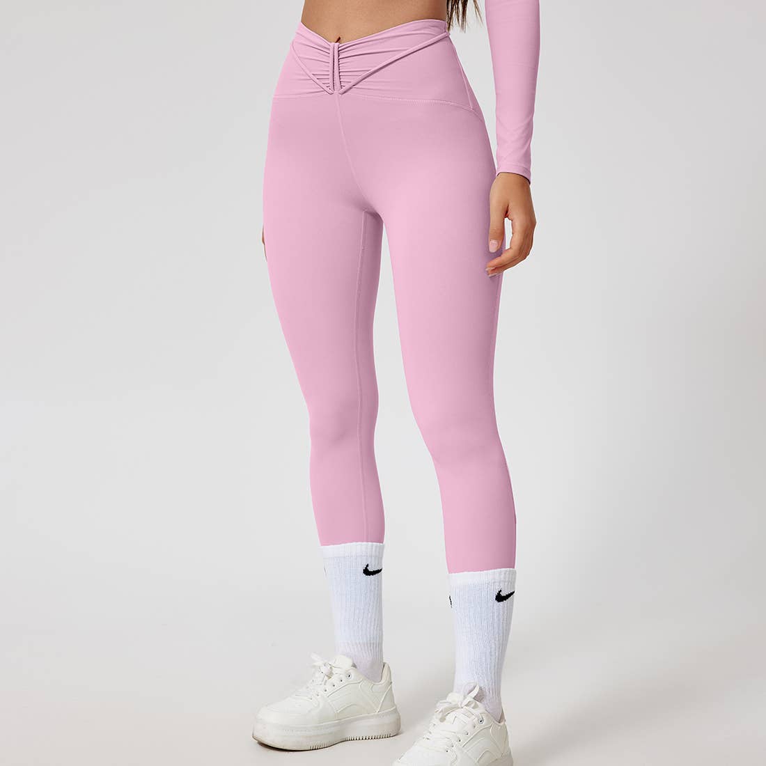 Sodalemon – Großhandel Sport-/Lounge-Leggings – Damen – Damen Hochtaillierte Nahtlose Yoga-Leggings mit Nacktgefühl8