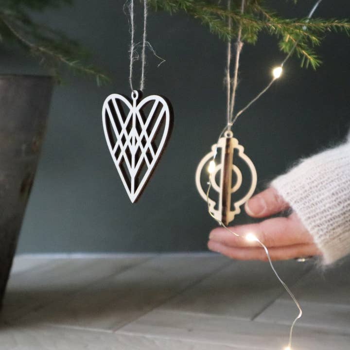 Papurino – Engroshandel Julepyntsæt – Juletræsdekorationer, skandinavisk jul, 2 stk.6