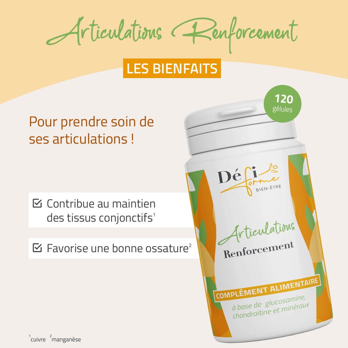 Défi Forme - Wholesale Oral Supplement/Vitamin - Joints strengthening4