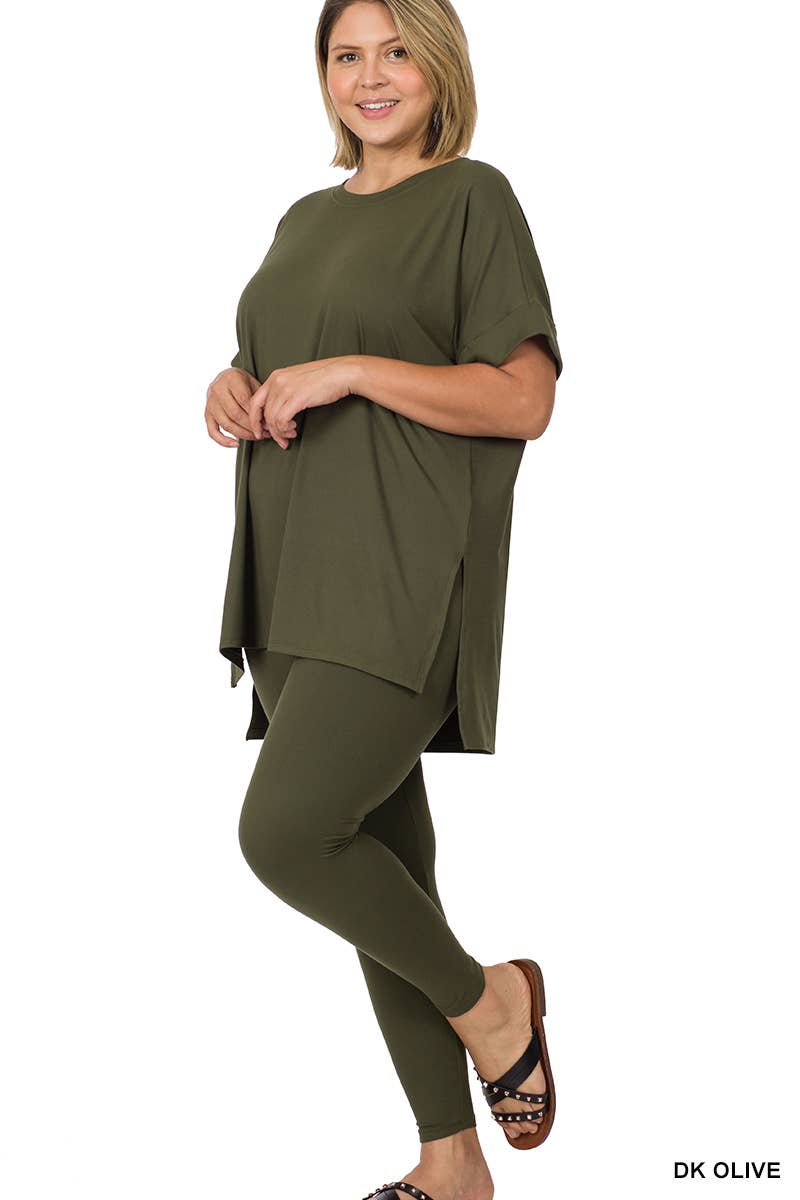 42POPS - Wholesale Lounge Set - Women's - `.Plus Microfiber Loungewear Set25