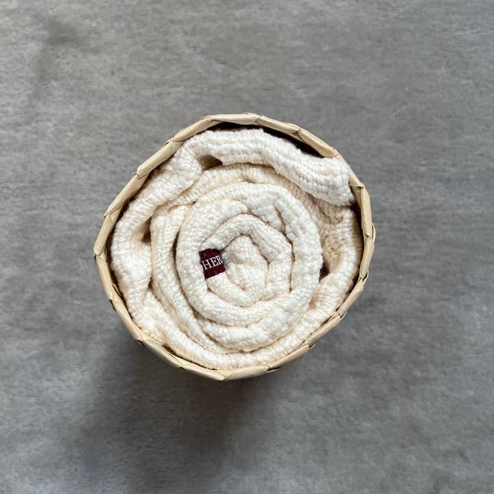 Krama Heritage - Wholesale Scarf - Unisex - The Ivory Natural Krama9