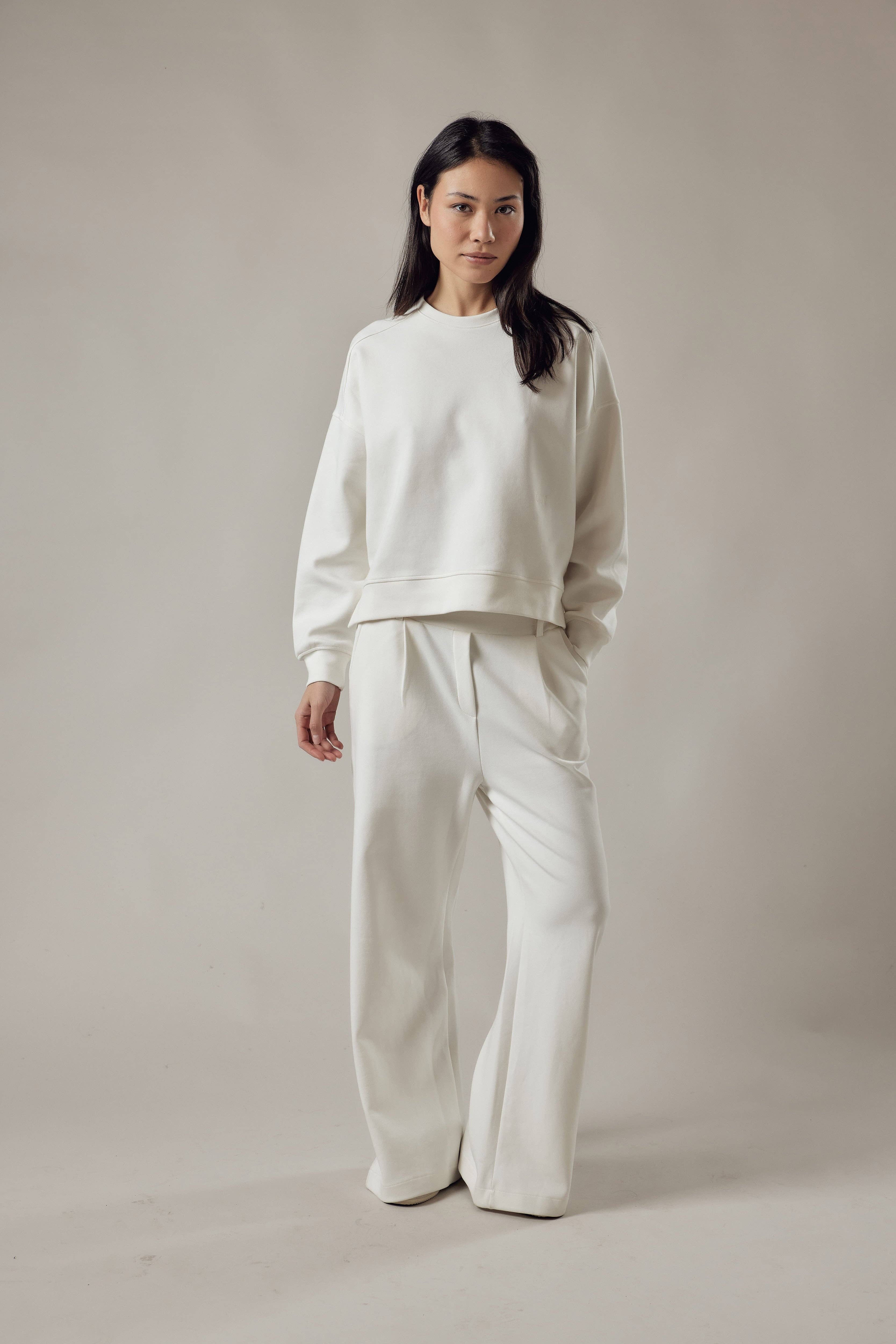 OWN OFF WITH NATURE - Wholesale Sweatshirt - Women's - Loose Fit Crew Neck Sweatshirt in Interlock5