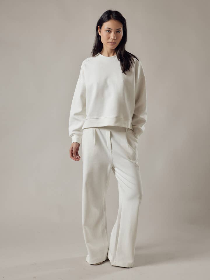 OWN OFF WITH NATURE - Wholesale Sweatshirt - Women's - Loose Fit Crew Neck Sweatshirt in Interlock5