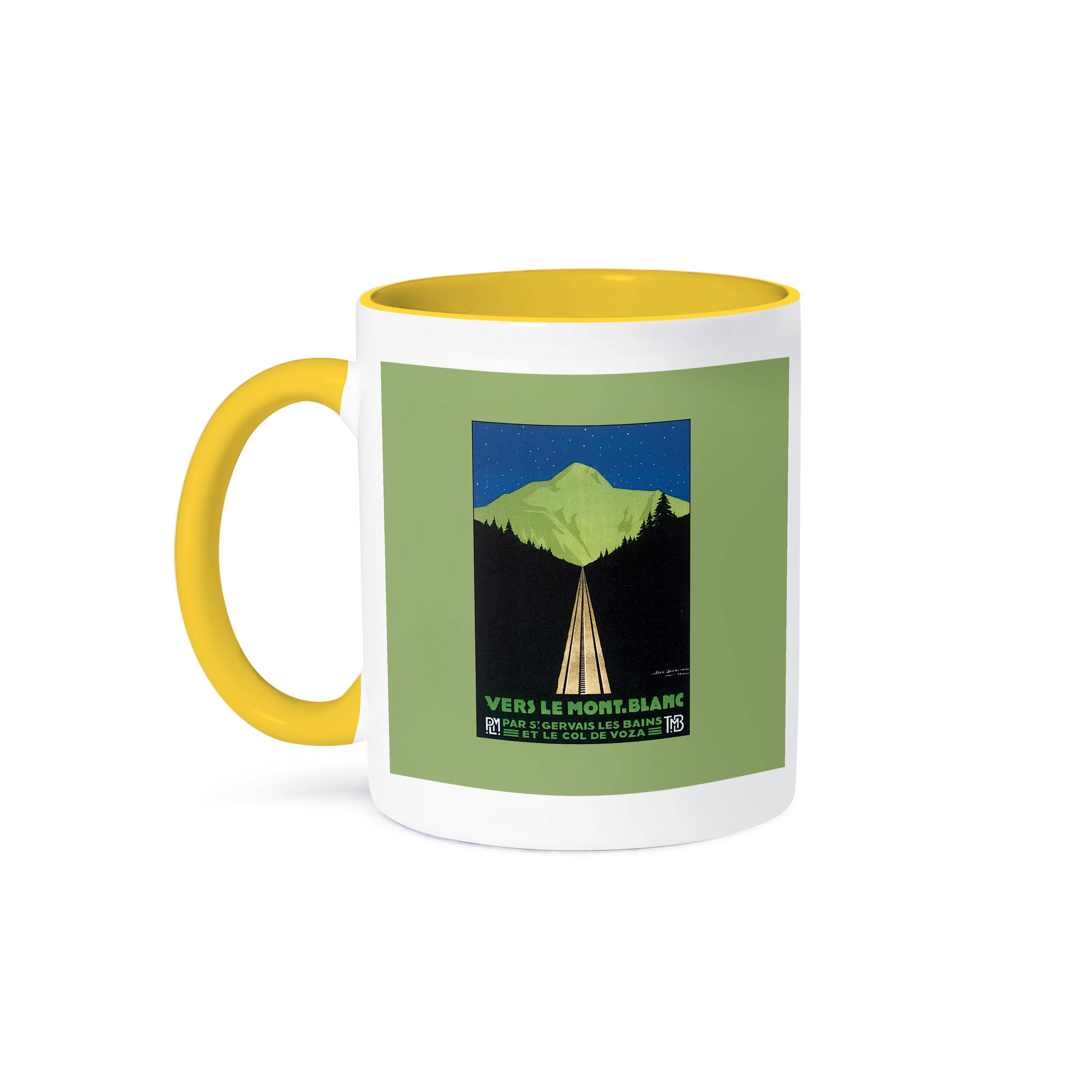 3dRose - Wholesale Coffee Mug - 3dRose, Vers Le Mont.Blanc Paris Roadway with Mountains Below a Starry Sky, Mug0