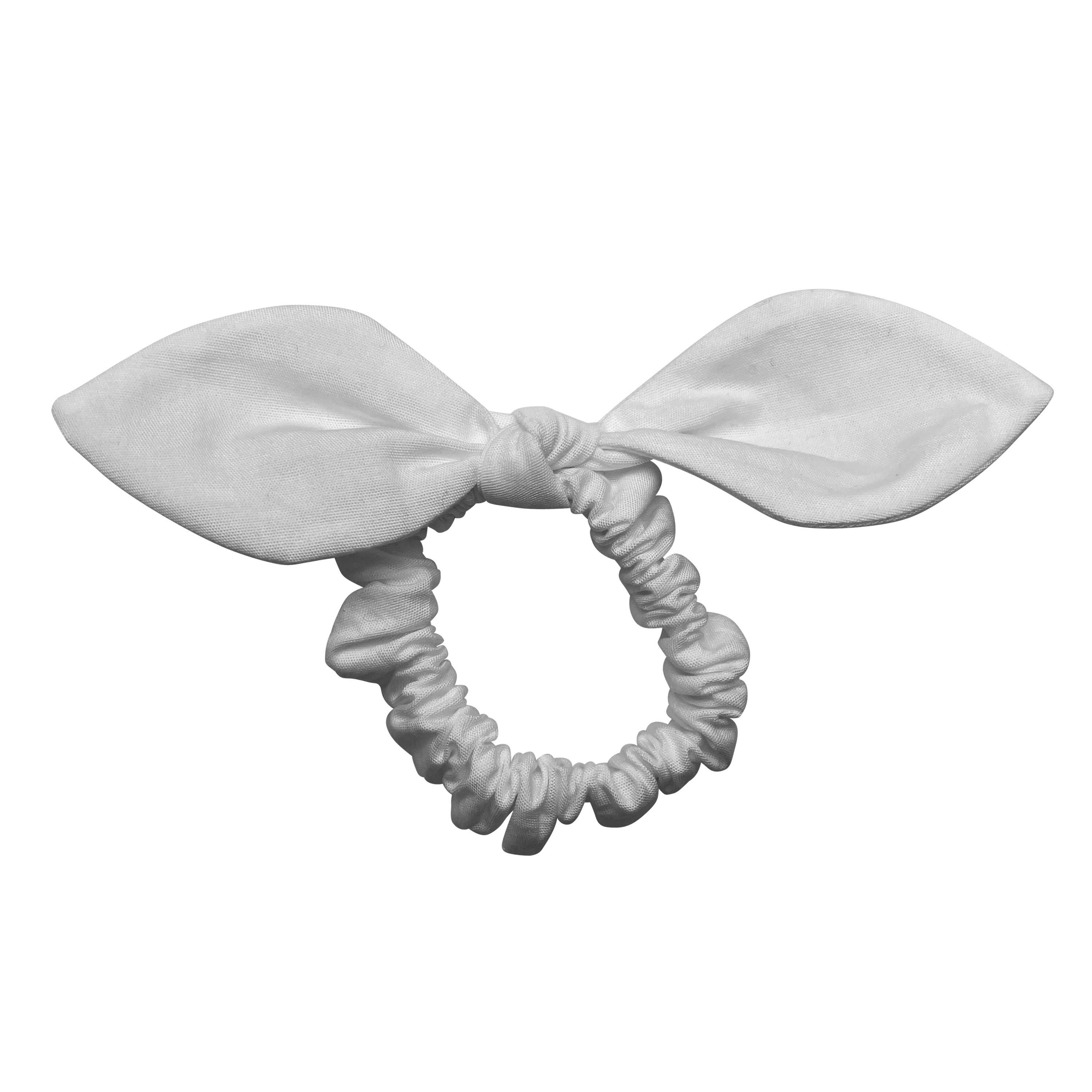 La Fillette Accessories - Wholesale Scrunchie - Kids - kids scrunchie white0