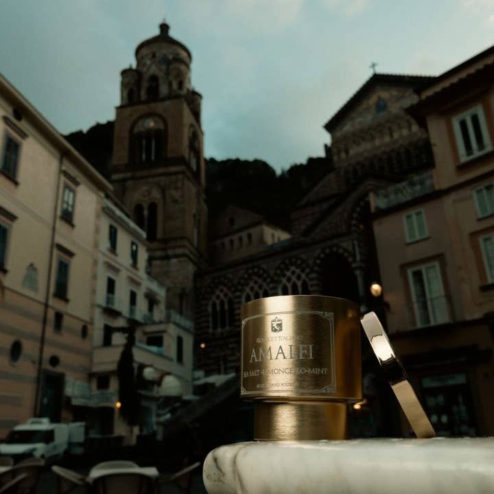 BouquetItaliano – wholesale Jar/filled candle – Amalfi Luxury Scented Candle – Italian Coastal Inspired22