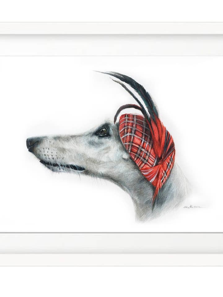 The Lady Greyhound (impresión artística) para venta al por mayor de Art by Lana Mathieson