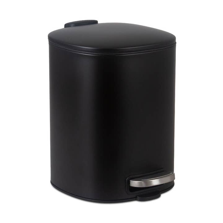 Svart pedalhink i metall 5L för wholesale av Andrea House
