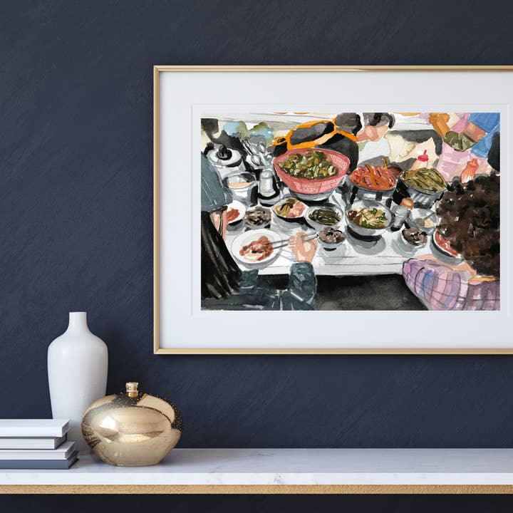 Medjool Studio Art Print Shop - Wholesale Art Print - Korean Street Food III, Korean Art Print5
