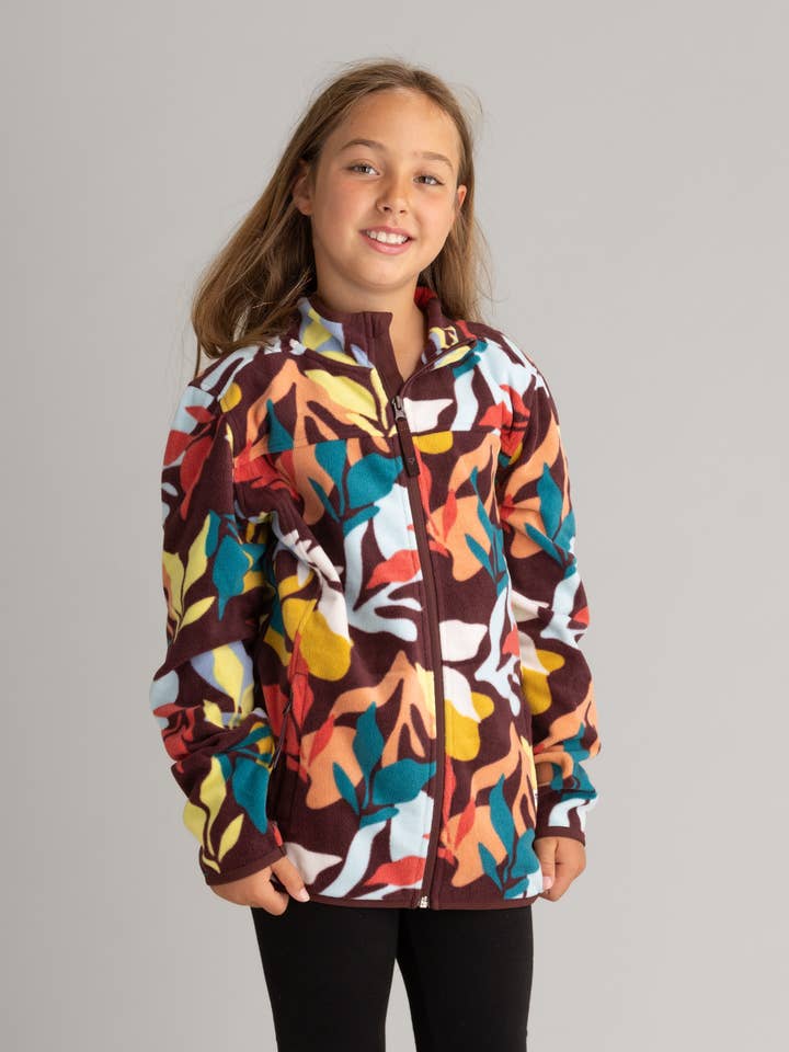 Unisex Trail Microfleece Printed Jacket - Youth Sizing for wholesale by LIV Outdoor