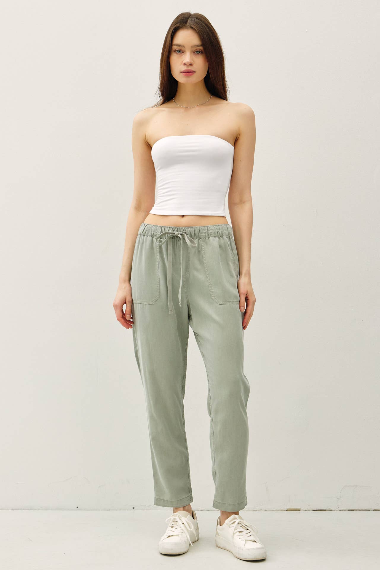 Be Cool - Wholesale Pants - Women's - NEW COLOR -TENCEL TAPERED PANTS  7