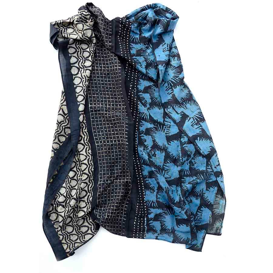 Ichcha – Engroshandel Tørklæde - Dame – Hari tørklæde med håndbloktryk6