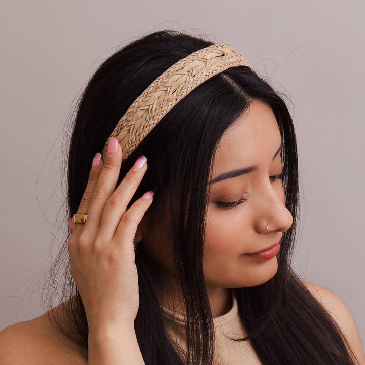 Leto Accessories - Wholesale Fashion Headband - Women's - 🌿 Vegan Leather Patterned Headband