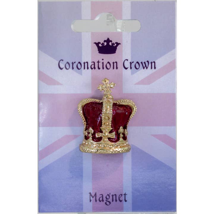 Imán con forma de corona de coronación para venta al por mayor de Timeline Gifts Ltd