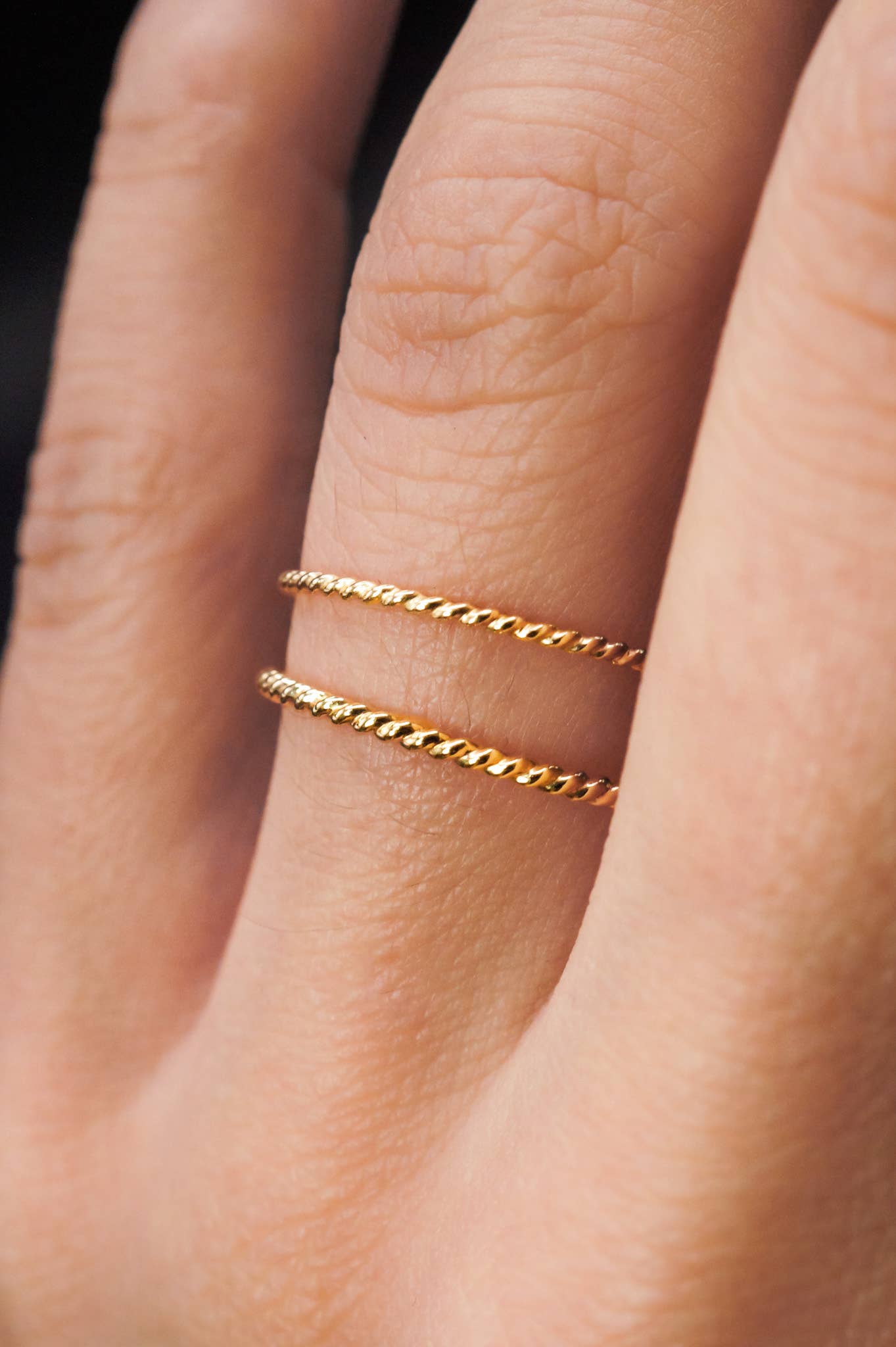Hannah Naomi - Wholesale Band/Stacked Ring - Twist Ring, 14K Gold Fill7