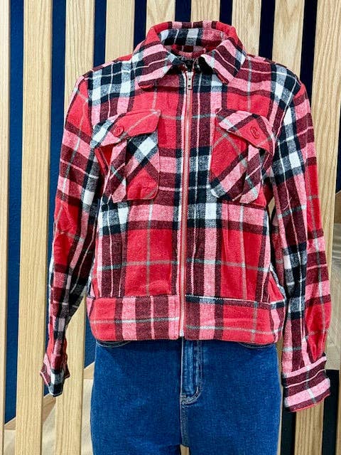 Astro Bettie - Wholesale Jacket - Women's - 1950s Ricky Jacket - Red/Black3