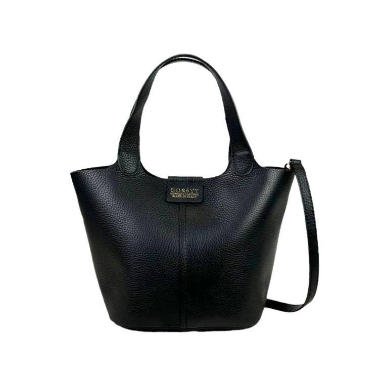 Chenson & Gorett - Vente Sac porté épaule – femme - Sac seau en cuir italien avec sac supplémentaire pour femme0