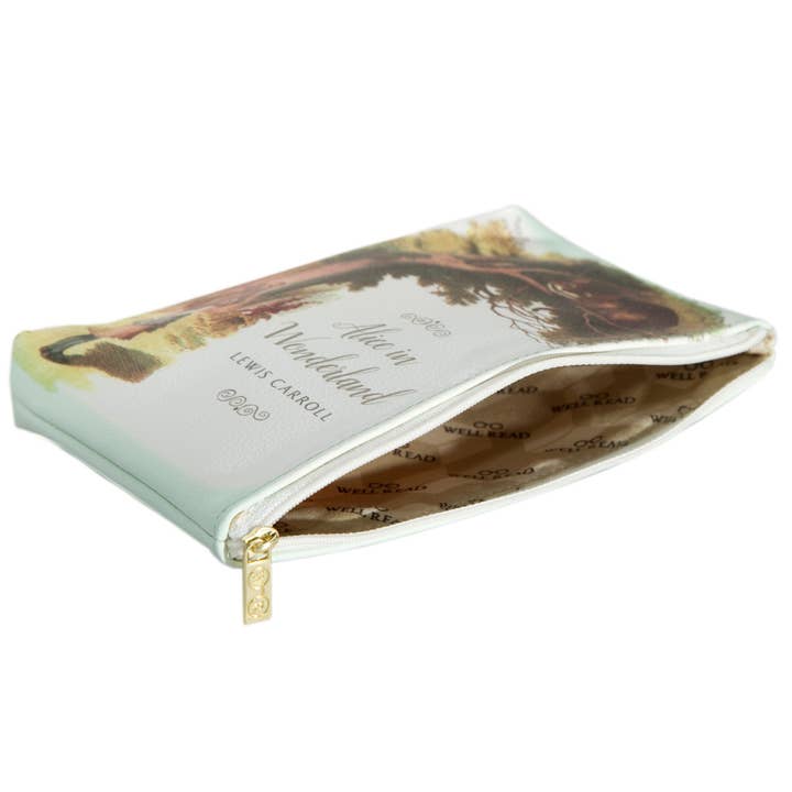 Well Read Company - Venta al por mayor Estuche para lápices - Bolsa de bolsillo original turquesa de Alicia en el país de las maravillas4