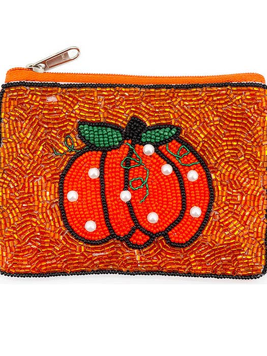 ( I091 ) MONEDERO HECHO A MANO - CALABAZA para venta al por mayor de Jewelry Max