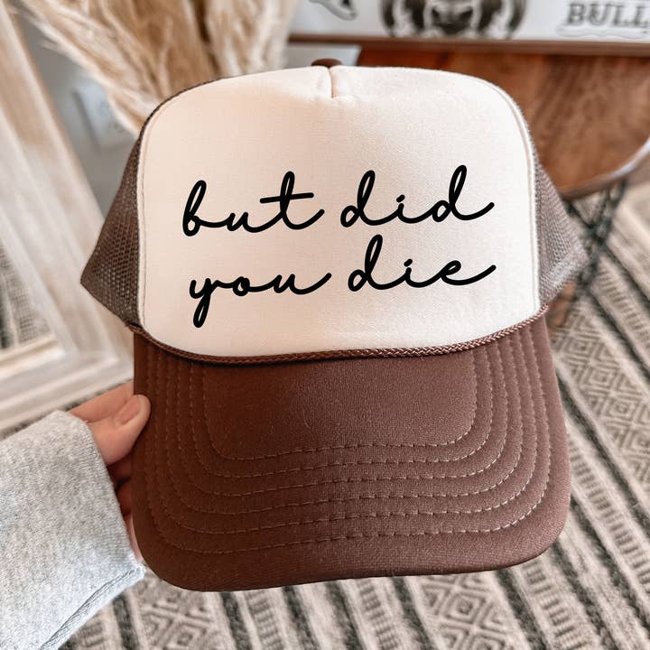 Mais est-ce que tu es mort Casquette de camionneur en cursive *9 couleurs pour la vente par Chloe Vs Tank