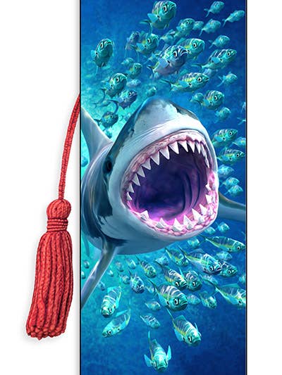 3D Royce bookmark - Shark Tunnel for wholesale by Artgame Ltd.