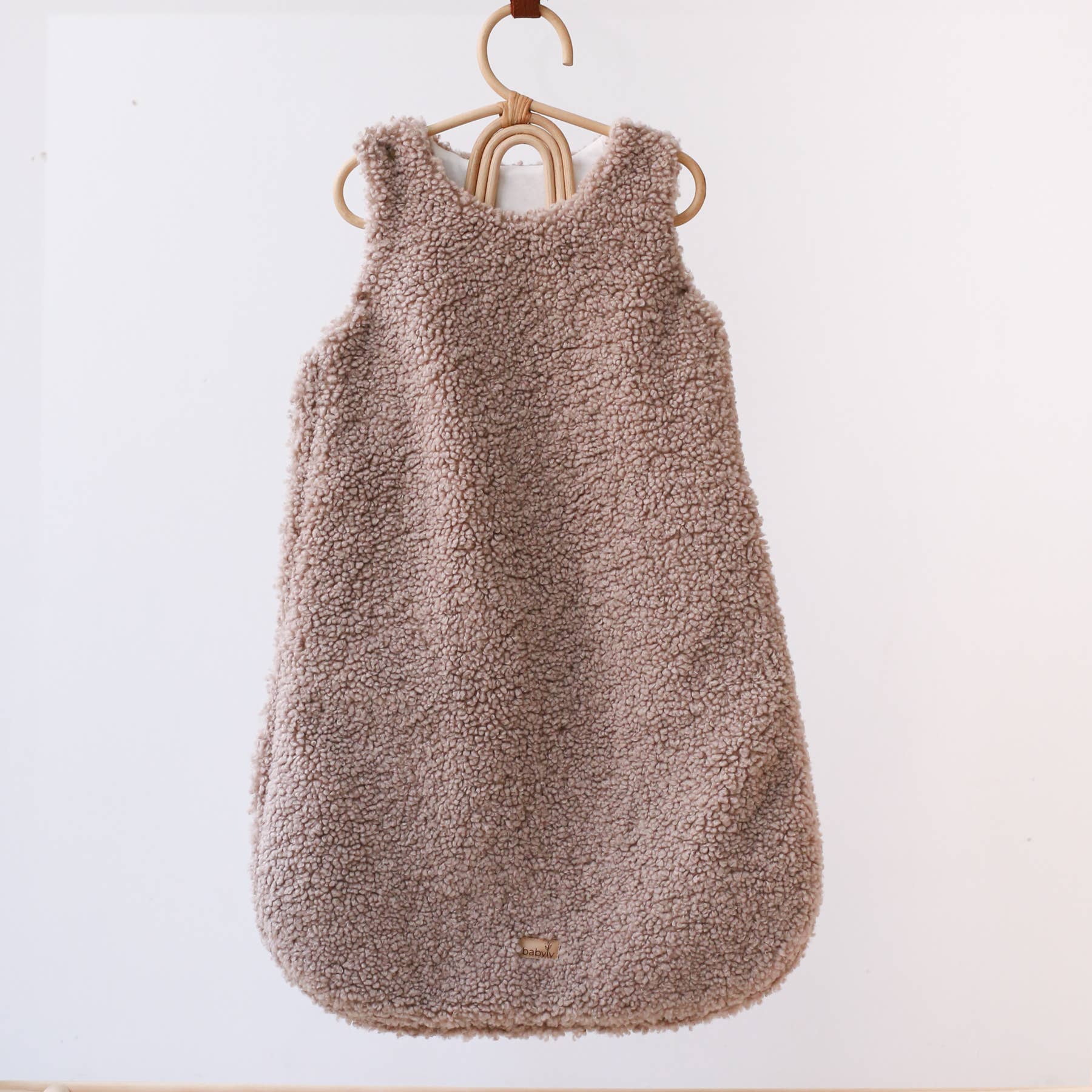 Babyly - Wholesale Sleepsack - Baby - Teddy sleeping  bag - CREAM or TAUPE - 1,5 TOG6