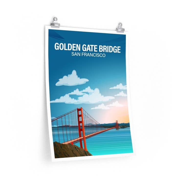 Golden Gate Bridge for engroshandel hos Atomic Koi Creatives
