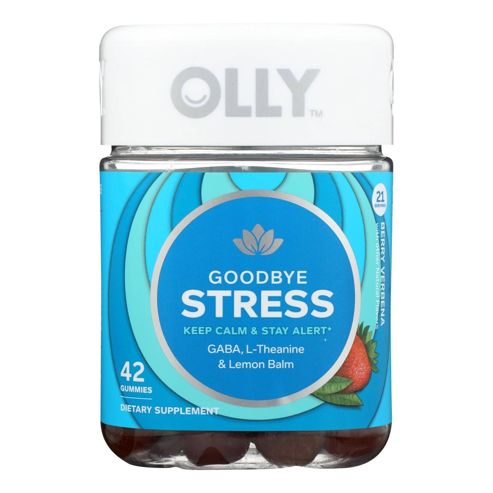 Everyday Supply Co - Wholesale Oral Supplement/Vitamin - Olly - Supp Goodbye Stress Berry - 1 Each - 42 Ct0
