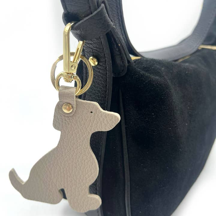 LINETA - Wholesale Keychain - Women's - PTC-1 Keychain with dog patterns in synthetic leather1