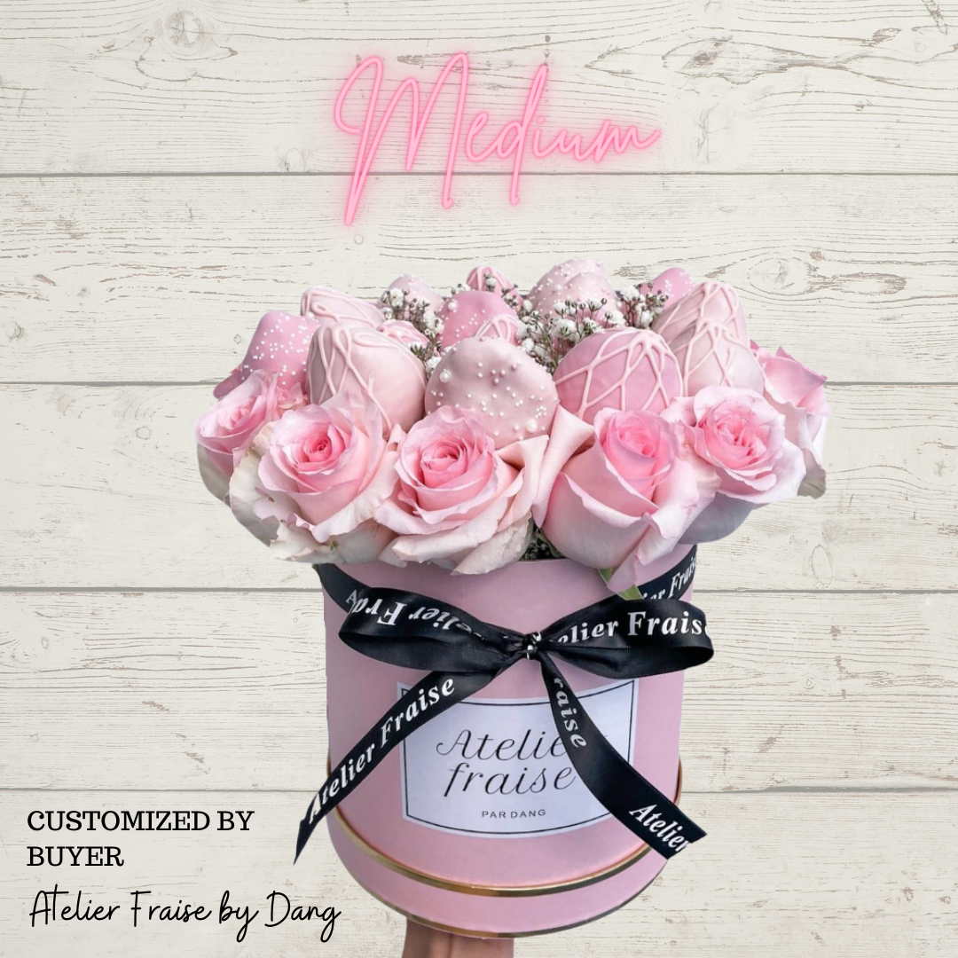 Elegant Design Supply - Wholesale Gift Box - Round "Flowers for you" Hat Flower Box16