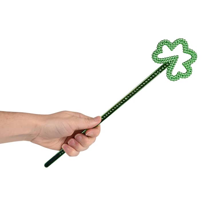 Metallic Shamrock Wand For Kids for wholesale by Pagdee Kids Juniors