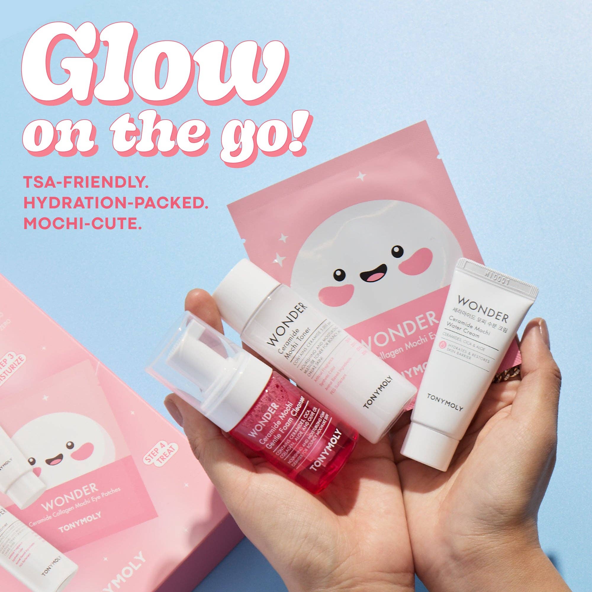 TONYMOLY - Wholesale Facial Care Set/Kit - Mochi Ceramide Essentials Skincare Set1