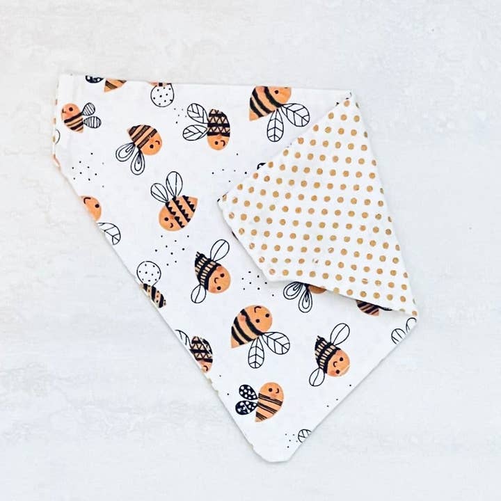 Bandana Busy Bees pour la vente par BaubleBee Co.