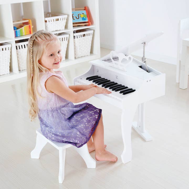 Hape Toys - Wholesale Musical Toy - Kids & Baby - Deluxe Grand Piano, White1