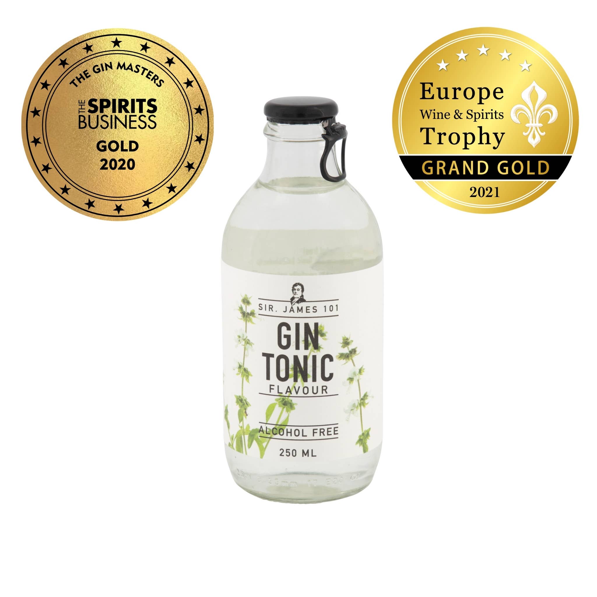 Better Rhodes - Wholesale Non-Alcoholic Aperitif/Mocktail - Sir. James 101 Gin Tonic | 4-pack