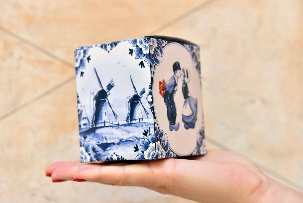 Finger Licking Dutch Stroopwafel Cookies - Wholesale Cookie - Gift Box w/8-Stroopwafel Cookies,(QTY:12) Dutch Delft Blue5