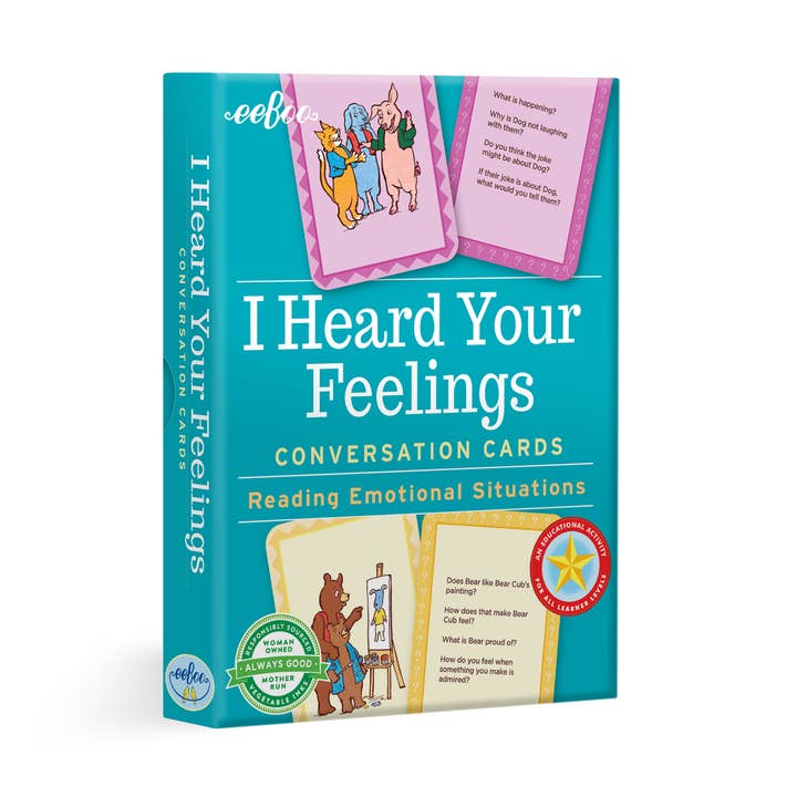 eeBoo I Heard Your Feelings - Flash Cards for wholesale by Just Imagine Toys