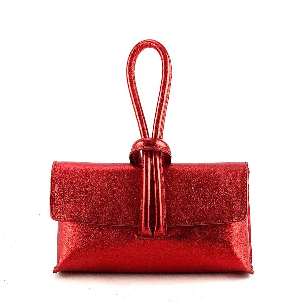 MILANO AMOUR - Vendita all'ingrosso Pochette - Donna - POCHETTE MICHELLE LAMINATO CON NODO25