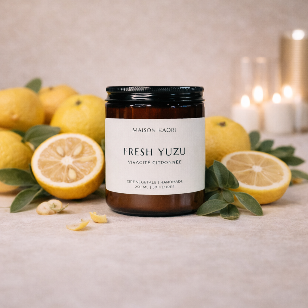 Maison Kaori – wholesale Jar/filled candle – Scented Candle - Fresh Yuzu0