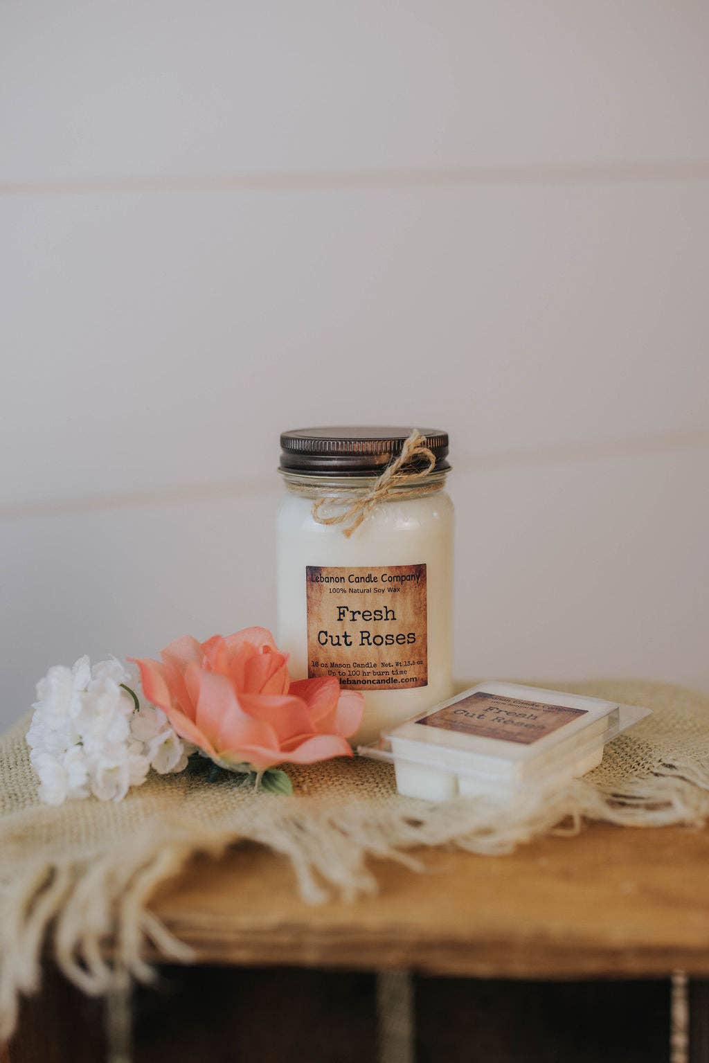 Lebanon Candle Company - Wholesale Wax Melt - Fresh Cut Roses Wax Melt , Scented Soy, Non-Toxic, Highly Scented, Handmade in The USA, 6 Cube Melt, Natural Soy Wax, Long Lasting Scent7