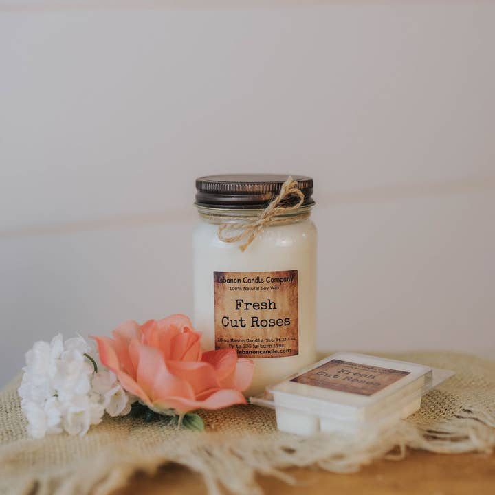 Lebanon Candle Company - Wholesale Wax Melt - Fresh Cut Roses Wax Melt , Scented Soy, Non-Toxic, Highly Scented, Handmade in The USA, 6 Cube Melt, Natural Soy Wax, Long Lasting Scent7
