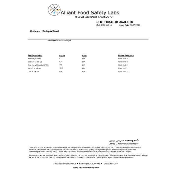 Burlap & Barrel - Wholesale Dried Spice - Buffalo Ginger - Single Origin Spice & Seasoning5