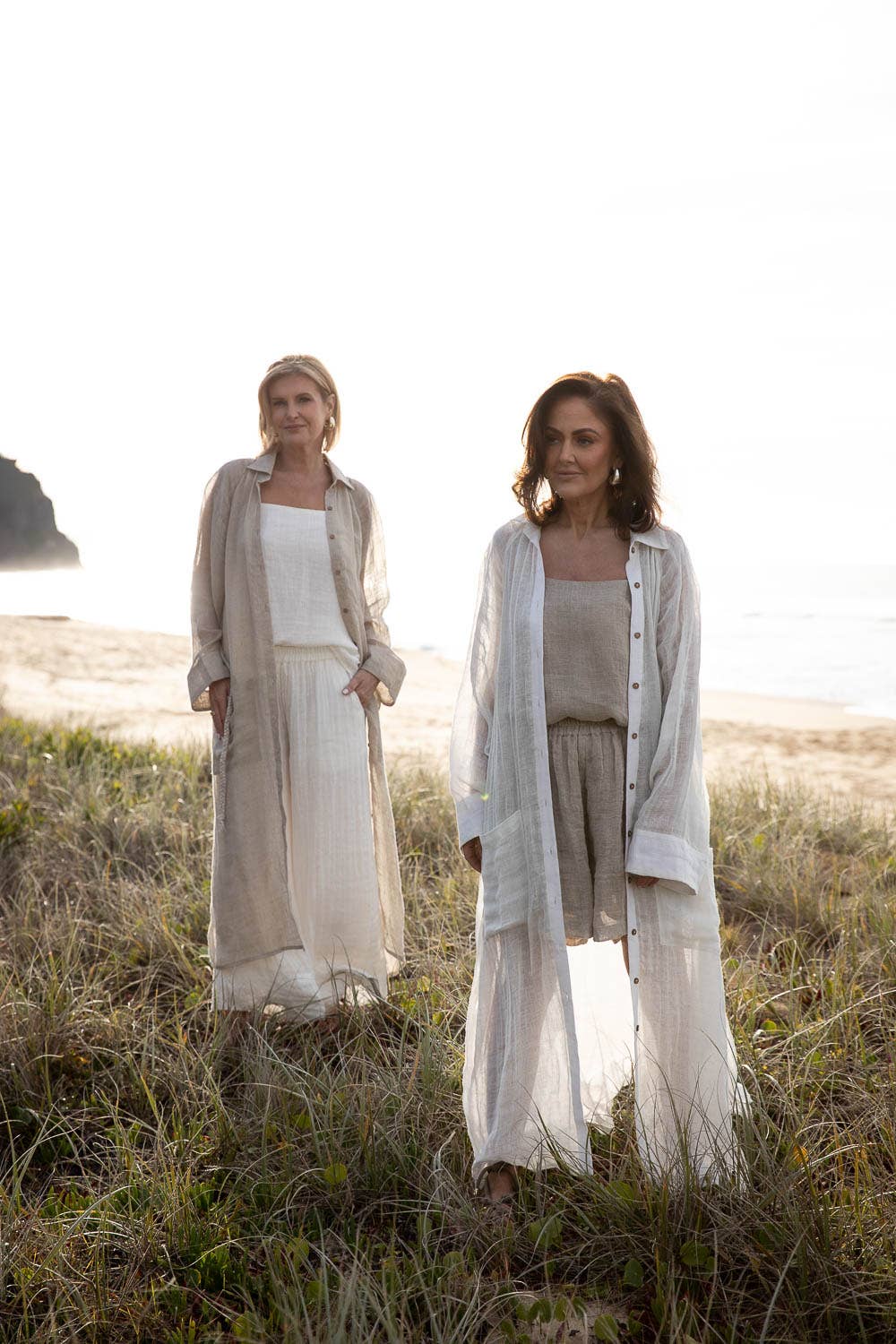 Desert Linen Duster - Natural for wholesale on Faire7