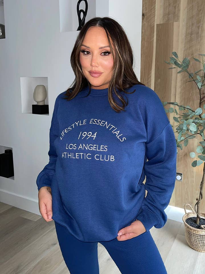 Överdimensionerad broderad tröja för wholesale av In The Style