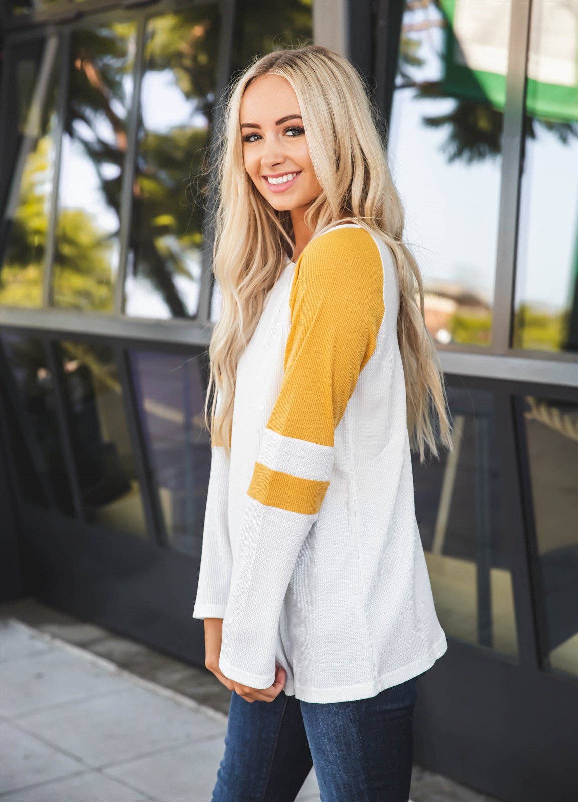 Tickled Teal – Engroshandel Tunika - Dame – Colorblock ærmet raglan Alexa Top5