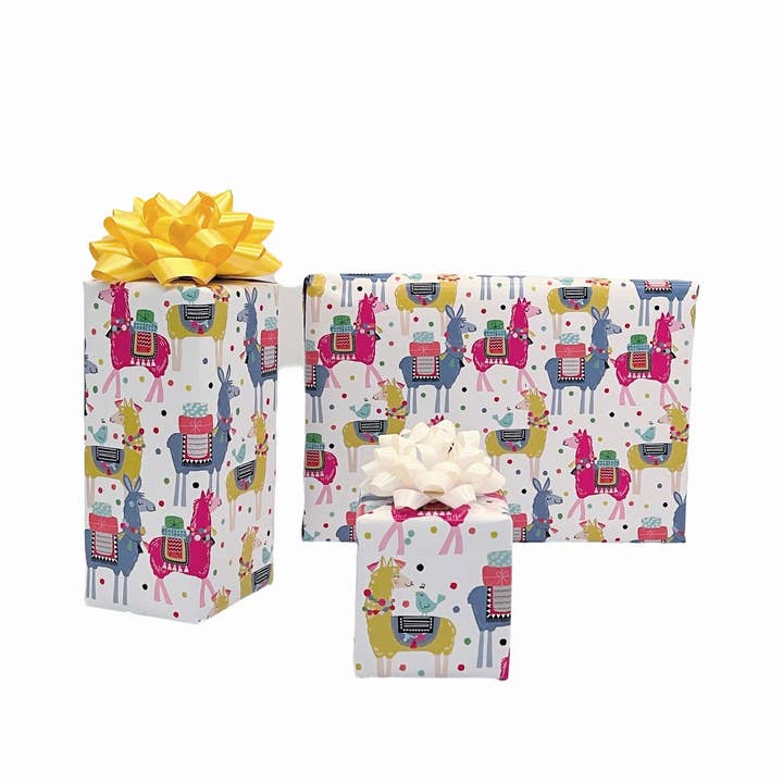 Artist Point Gift Wrap - Wholesale Wrapping Paper Roll - Llamas - 1923