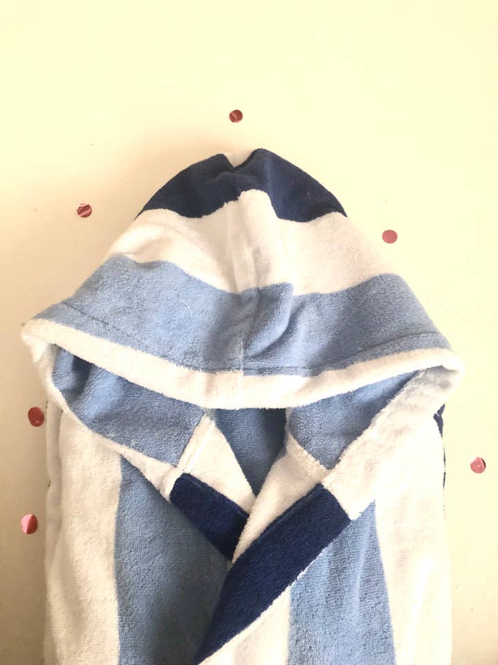 Journight by Totex - Wholesale Robe - Unisex - Striped bathrobe in 100% cotton3