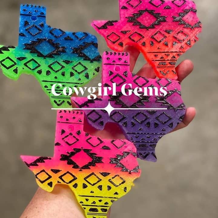 Carton Freshie Aztec Texas pour la vente par Cowgirl Gems, LLC