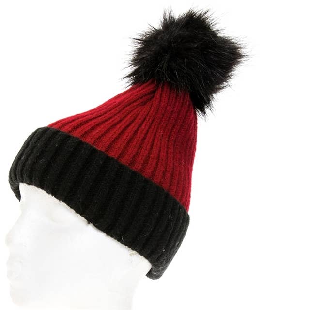 Fashion Beanies - Cashmere Blend Pom Beanie for wholesale by DNMC
