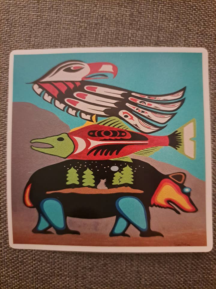 Elements 3" Sticker for wholesale by 10 Buffalos Art